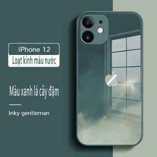 Ốp lưng iphone Vỏ thủy tinh lỏng cạnh thẳng Apple13 / 13pro / 13promax 7/7plus/8/8plus/x/xr/xs/11/12/pro/max - Tce acces