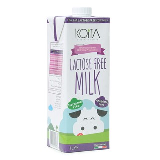 Sữa bò hữu cơ ít béo lactose free Koita Milk 1L