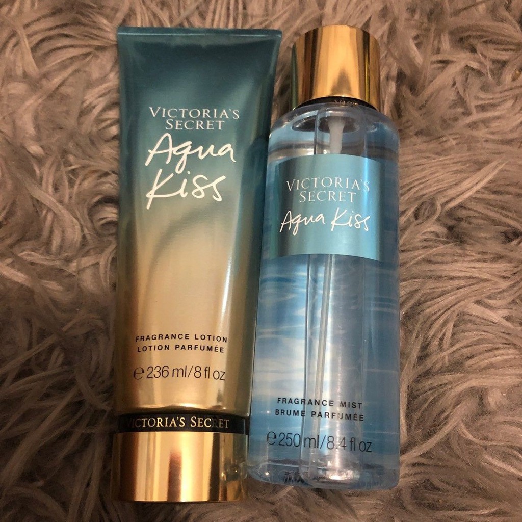 Xịt thơm nước hoa toàn thân body mist Victoria Secret Aqua Kiss | Thế Giới Skin Care