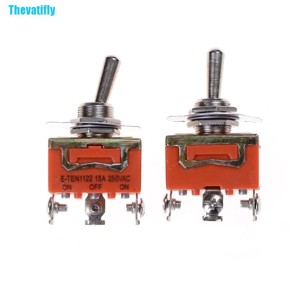 Công tắc bật/tắt 3 đầu màu cam SPDT 250V 15A