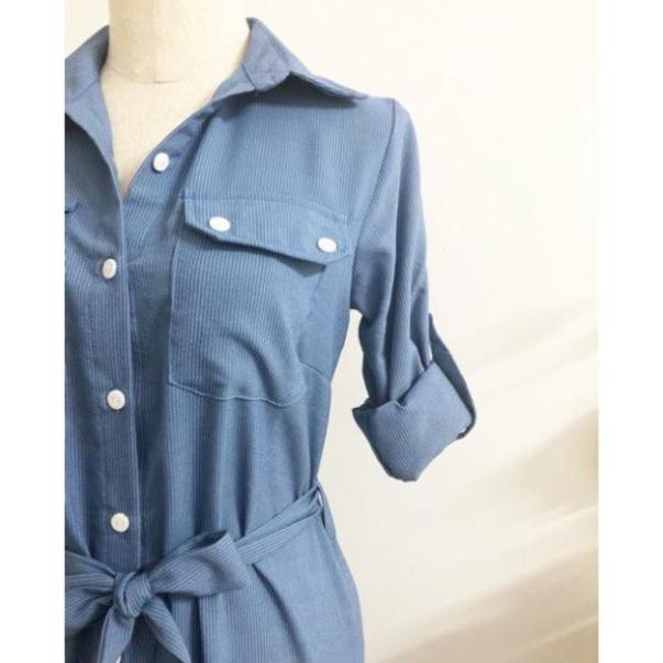 Váy Kiểu Sơ Mi 🎀SALE NHANH🎀 Đầm Sơ Mi, Đầm Body - Teemo Store