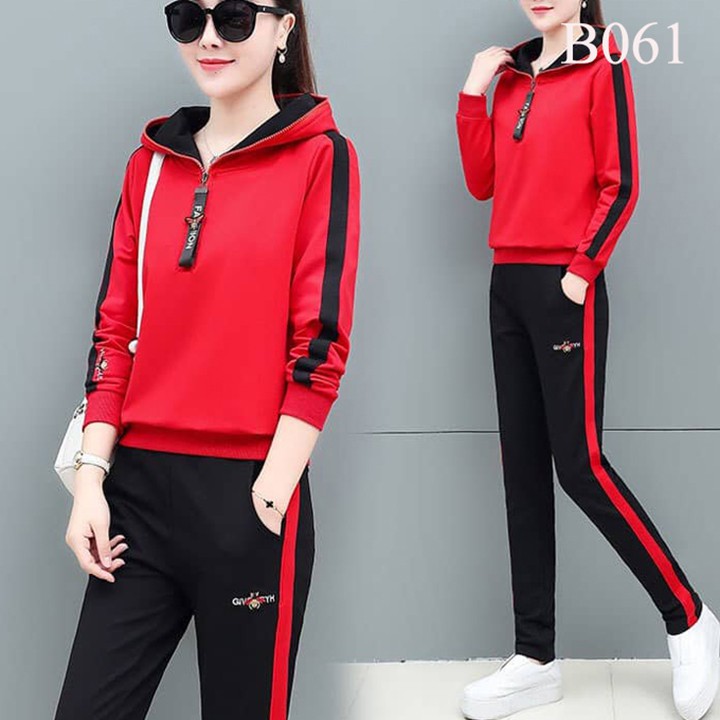 [Bunny]  Đồ bộ nữ, Bộ đồ mặc nhà thu đông,Áo khóac thu đông phong cách