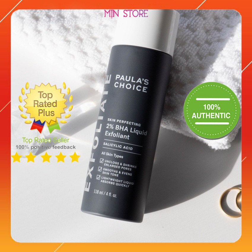 Dung dịch loại bỏ tế bào chết Paula's Choice Skin Perfecting 2% BHA Liquid Exfoliant 30ml