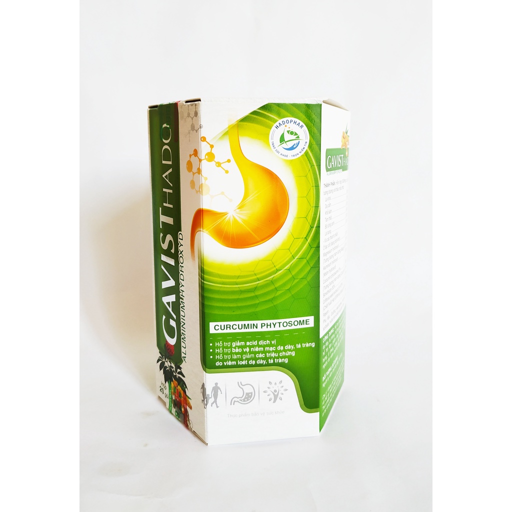 Gói Uống Giảm Đau Dạ Dày Gavist - Hết Lo Viêm Loét Dạ Dày, Tá Tràng, Trào Ngược, Ợ Hơi, Ợ Chua – Gaviscon - Hộp 20 Gói