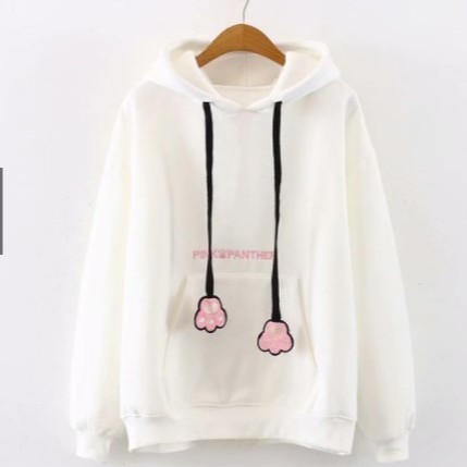 Áo Hoodie Thêu Mèo Tai Thỏ Thời Trang Nam Nữ Thu Đông phong cách năng động trẻ trung