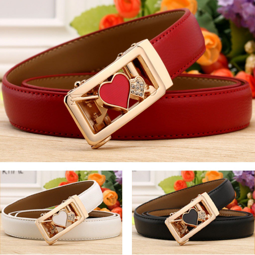 Thắt lưng nữ hình tim đính đá siêu xinh TN-009i