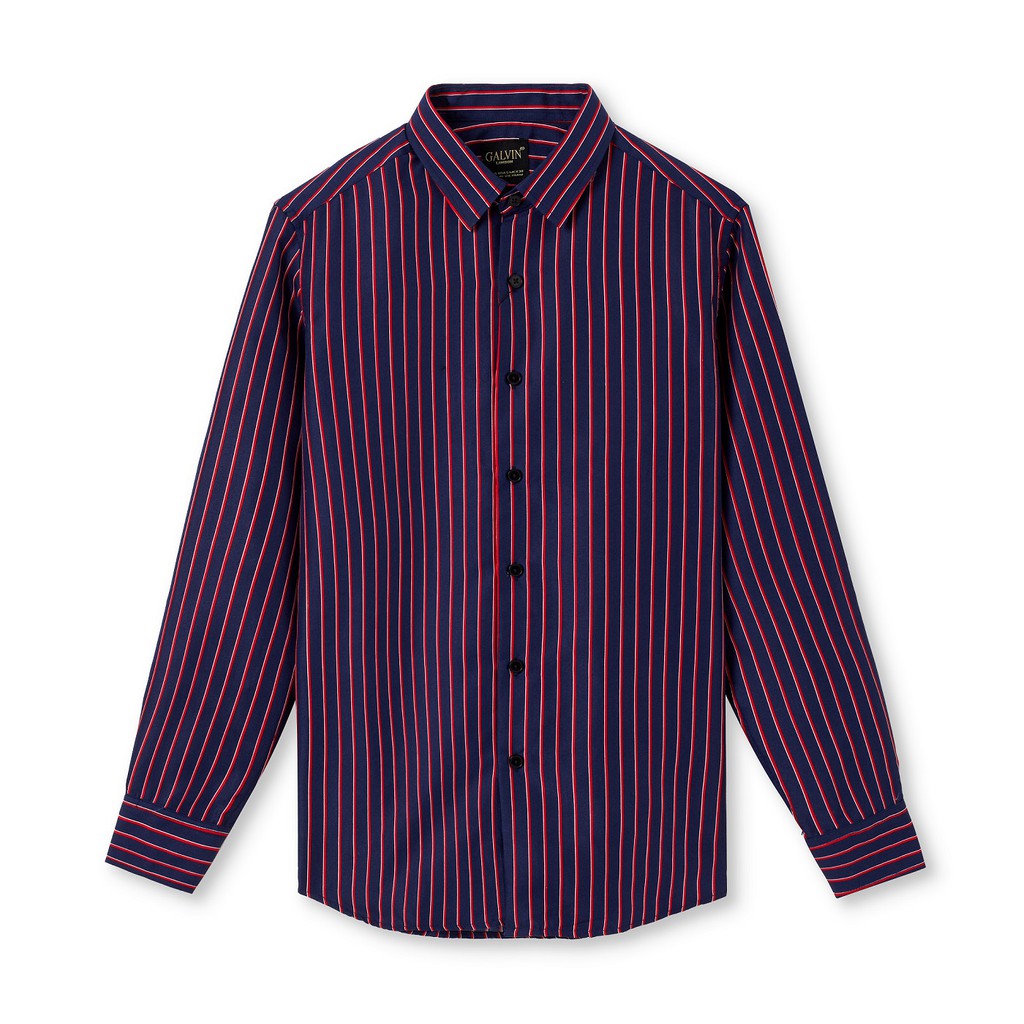 Áo sơ mi nam Galvin họa tiết dài tay chất cotton co giãn form ôm SMGV139 - Leo Vatino | BigBuy360 - bigbuy360.vn