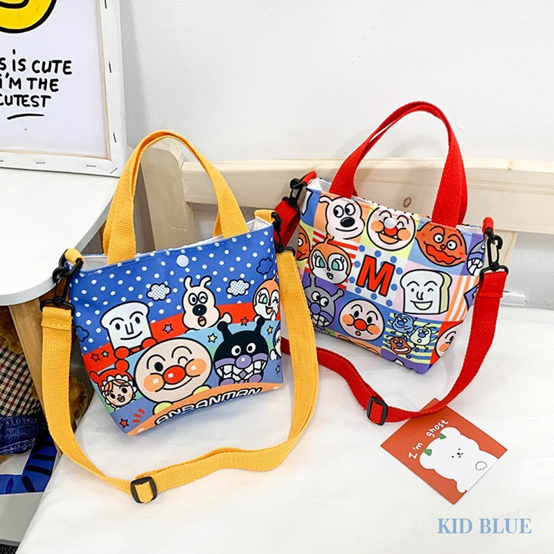 Túi Đeo Chéo Vải Canvas Dễ Thương Cho Bé Gái
