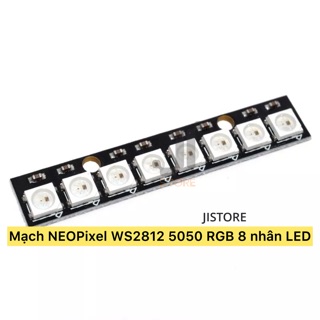 Thanh mạch 8 nhân LED RGB NEOPixel WS2812 5050 thẳng hàng