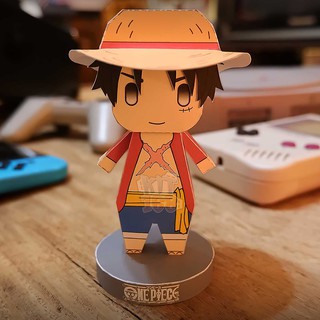 Mô hình giấy Anime Chibi Monkey D. Luffy (Timeskip) ver 4 - One Piece