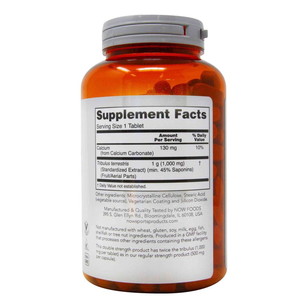 Tăng Testosterone | NOW TRIBULUS | Tăng Hoocmon Sinh Lý Nam 1000mg  - Chính Hãng SUPPCARE