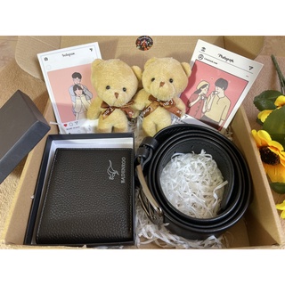 Set quà tặng Ví da cao cấp và Thắt lưng tặng sinh nhật, Valentine, 6/4 dành cho bố, anh trai, người yêu