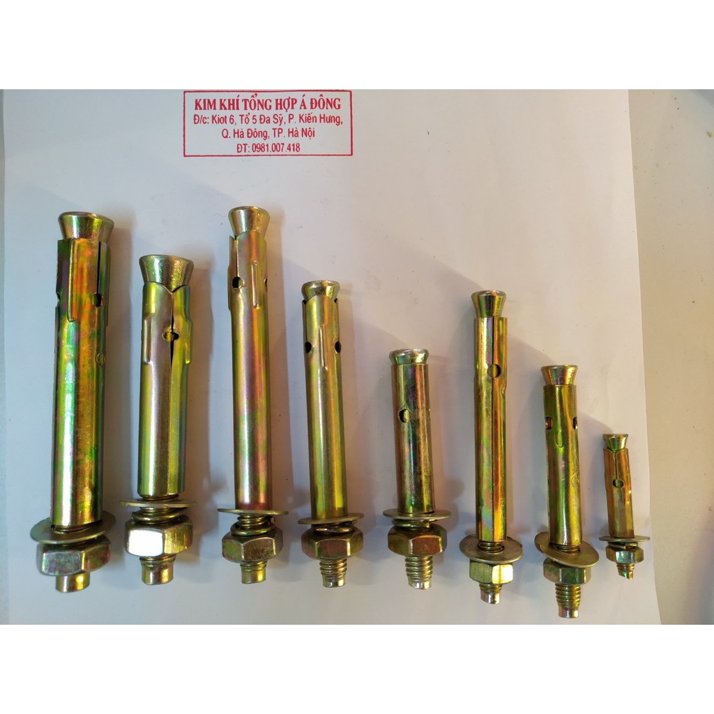 NỞ SẮT/ TẮC KÊ SẮT/ BULONG SẮT M6,M8,M10,M12