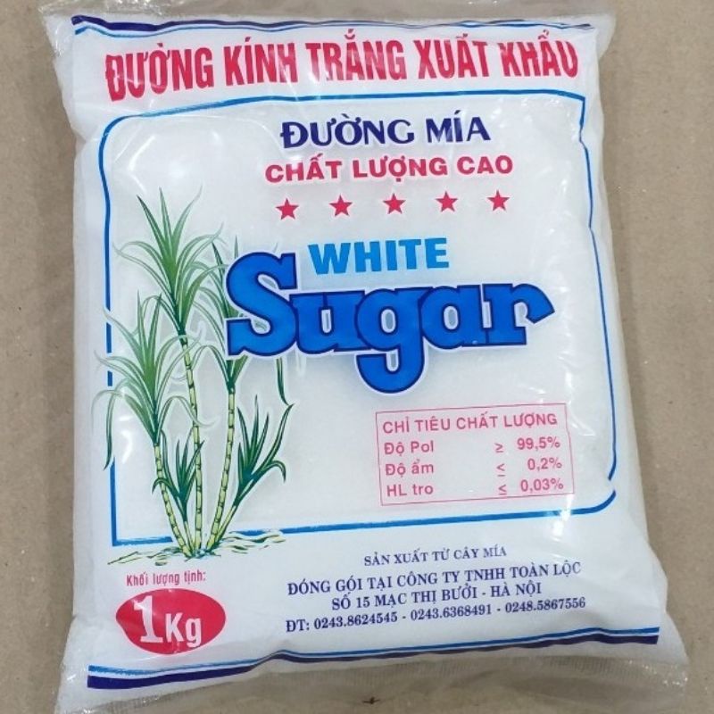 Đường kính  trắng  xuất khẩu 1kg