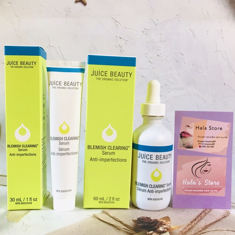 Tinh chất dưỡng ngừa mụn Juice Beauty Blemish Clearing Serum Anti - Imperfection