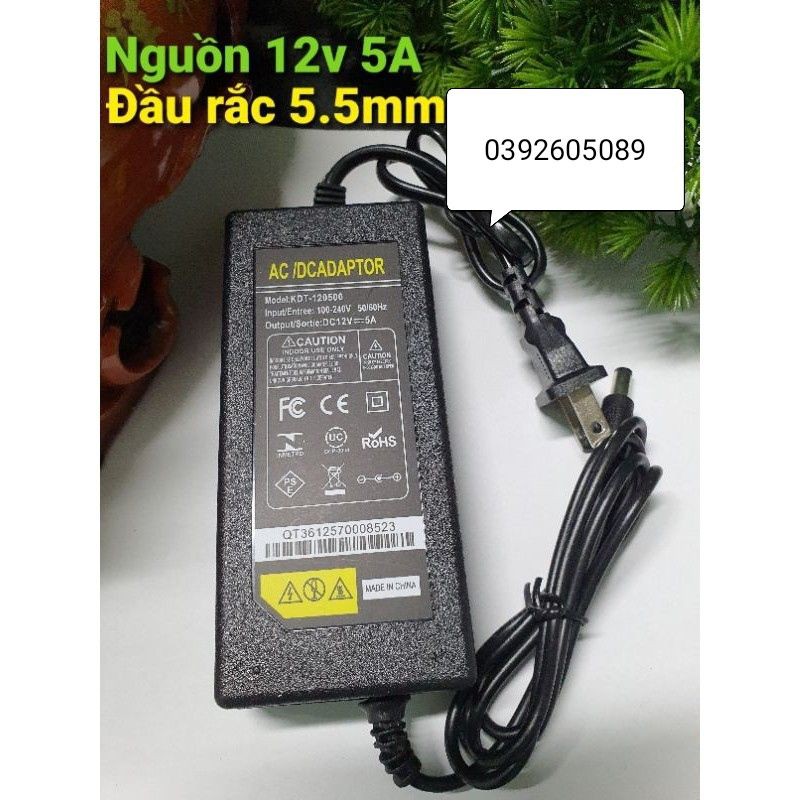 Bộ Nguồn 12V 5A chính hãng