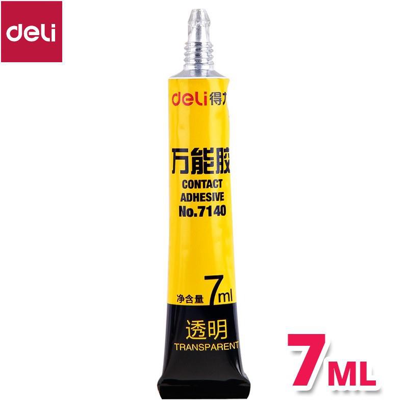 Keo siêu dính đa năng Deli - không để lại vết sử dụng trên mọi bề mặt và chất liệu - 7ml/ 20ml - 7140/7149 [Deli]