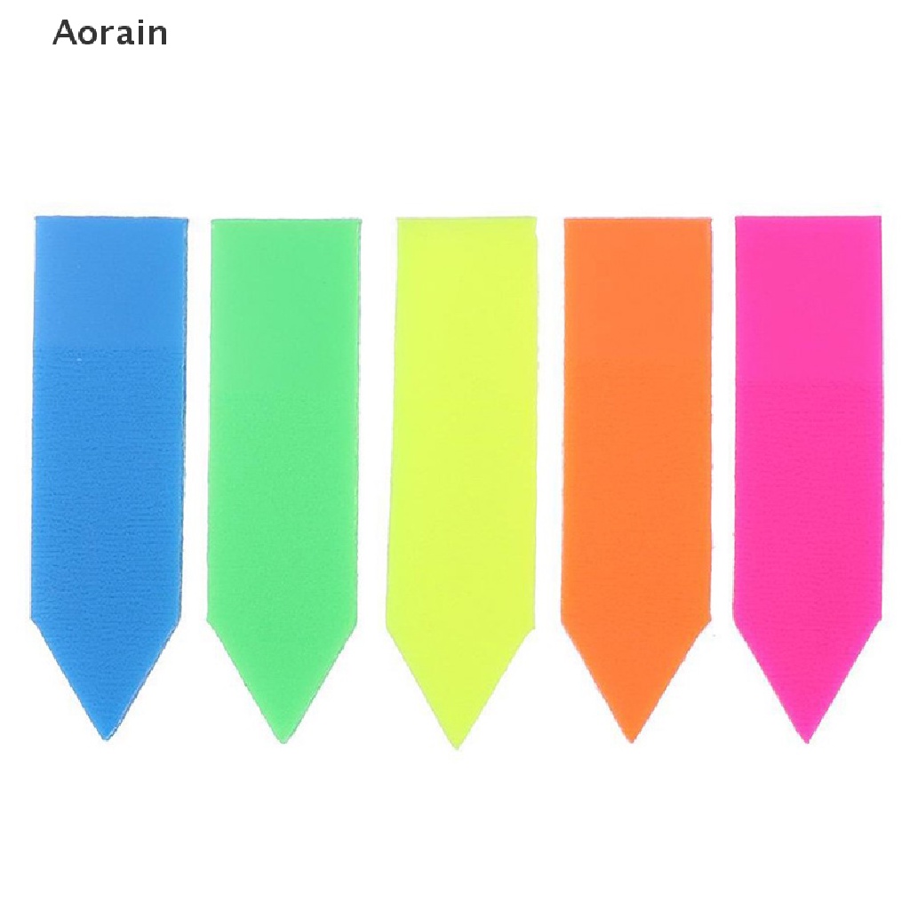 Set 100 Tờ Giấy Ghi Chú Tự Dính Hình Mũi Tên Màu Dạ Quang