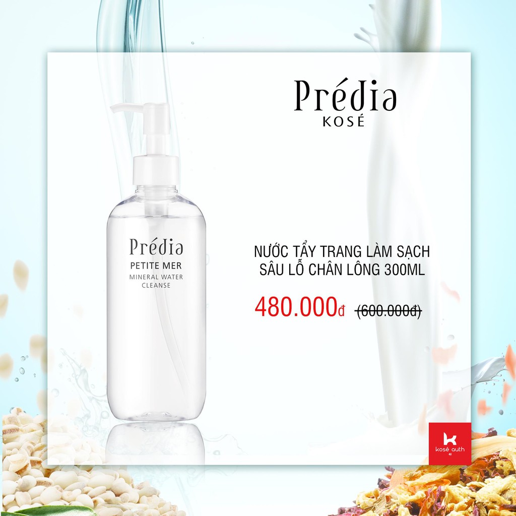 NƯỚC TẨY TRANG KOSÉ PRÉDIA PETITE MER MINERAL WATER CLEANSE LÀM SẠCH SÂU LỖ CHÂN LÔNG HÀNG CHÍNH HÃNG