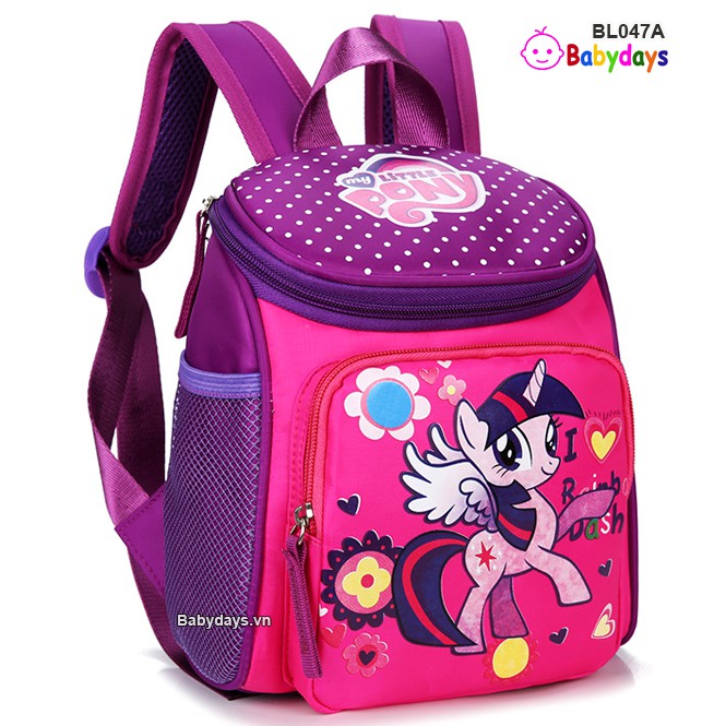 Balo mầm non ngựa Pony dáng hộp BL047A