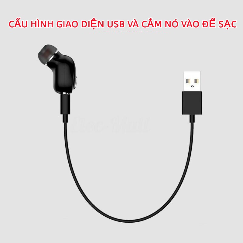 Tai nghe Bluetooth không dây Hifi X9 mini có micro phong cách thể thao dành cho tất cả điện thoại