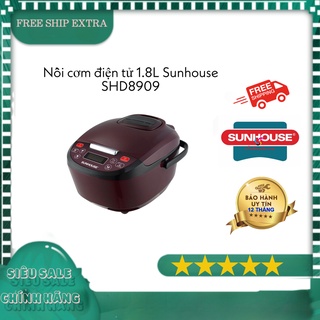 Nồi cơm điện tử 1.8l sunhouse shd8909