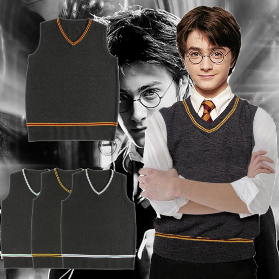🔥Áo Sweater cổ chữ V phong cách Harry Potter