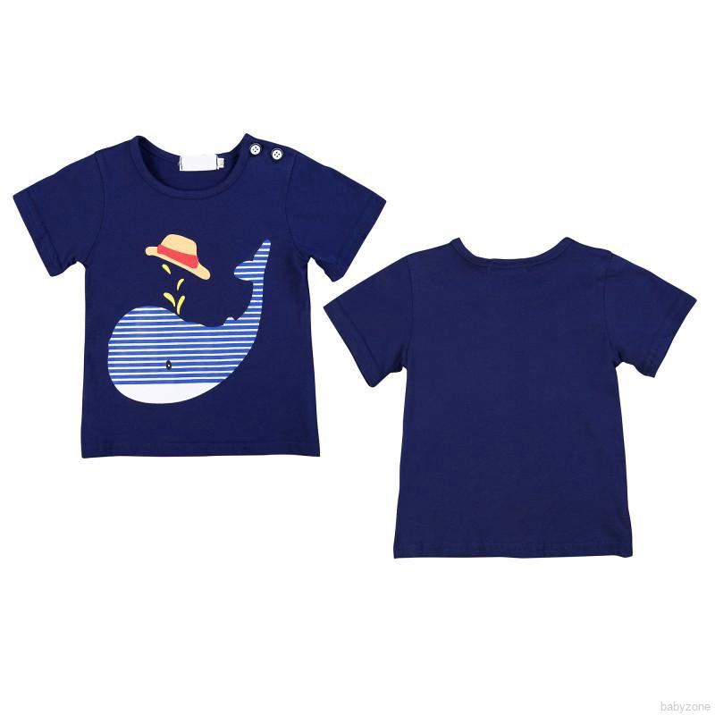 Áo thun tay ngắn hình hoạt hình dễ thương cho bé trai