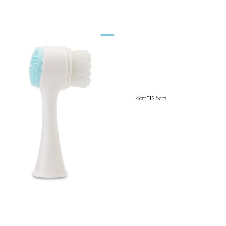 Rửa mặt 💓FREESHIP💓 Dụng cụ rửa mặt silicon 3D 2 đầu, làm sạch bụi bẩn và tẩy tế bào chết 4759 | BigBuy360 - bigbuy360.vn