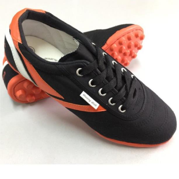 Giày đá bóng Thượng Đình trắng, đen  - Phúc Vinh