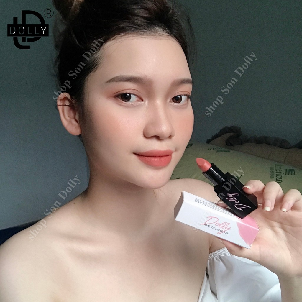 Son Thỏi, Son Lì, Son DOLLY Lâu Trôi Không Chì Chất Lượng Chính Hãng Màu Nâu Sữa | BigBuy360 - bigbuy360.vn