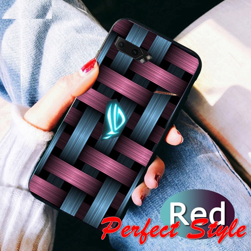 Ốp lưng phủ bóng 3d Rog phone 2 Rogphone3 Rog 5 6 7 Có Rãnh Tản nhiệt