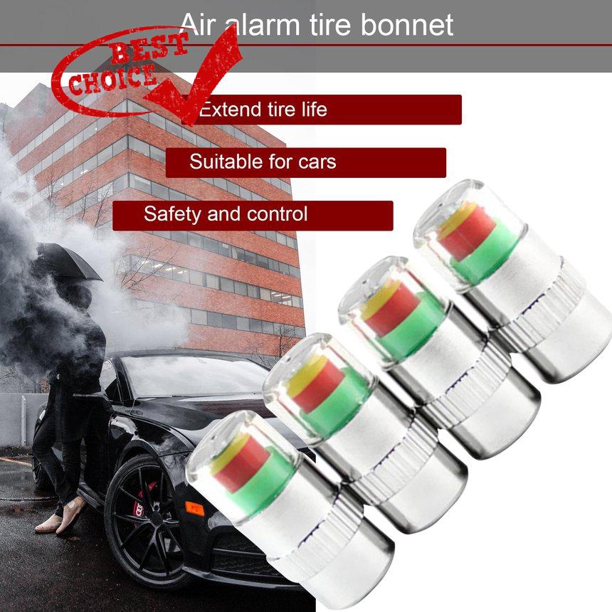 Bộ 4 nắp van cảnh báo áp suất lốp xe ô tô tiện lợi