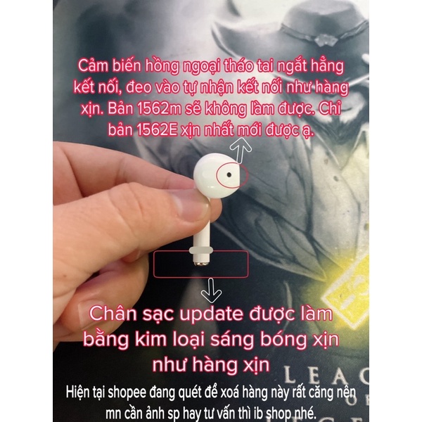 Tai Nghe Hổ Vằn 1562E ENC | Hồng Ngoại | Pin 8h | Chuyển Nhanh 2 Thiết Bị | Định Vị Đổi Tên Bản Update Mới Nhất
