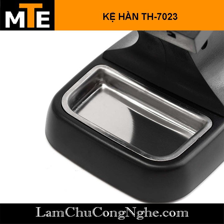 Kệ hàn loại xịn có Giá đỡ mỏ hàn + Tay kẹp + Kính lúp + Đèn led TH-7023