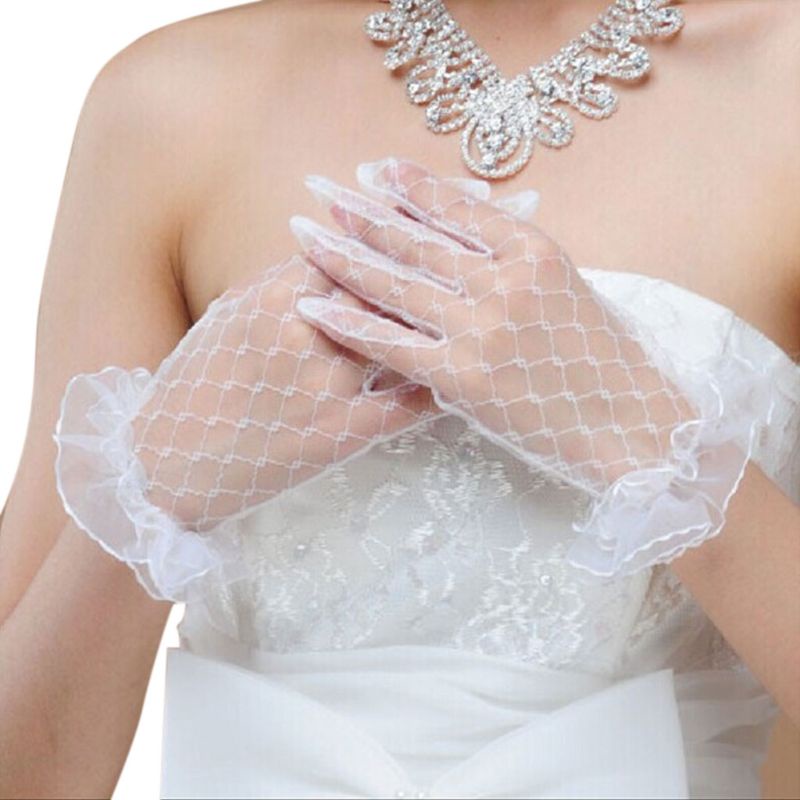 Găng Tay Ren Lưới Công Chúa Thanh Lịch Cho Nữ
