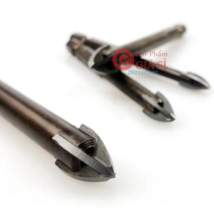 Mũi khoan đa chức năng mũi khoan gạch - Mũi khoan kính - Mũi khoan tường 4 cạnh chuôi lục giác ❤️freeship❤️