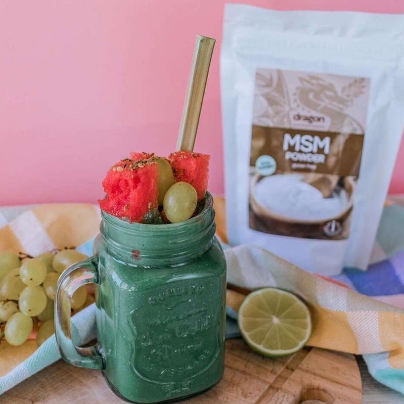 Bột lưu huỳnh MSM hữu cơ 200gr - Dragon Superfoods