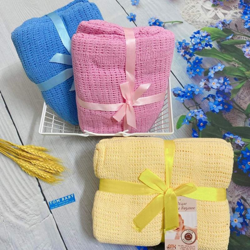 Chăn Lưới Xuất Nga / Chăn Lưới Mùa Hè Chống Ngạt Cho Bé