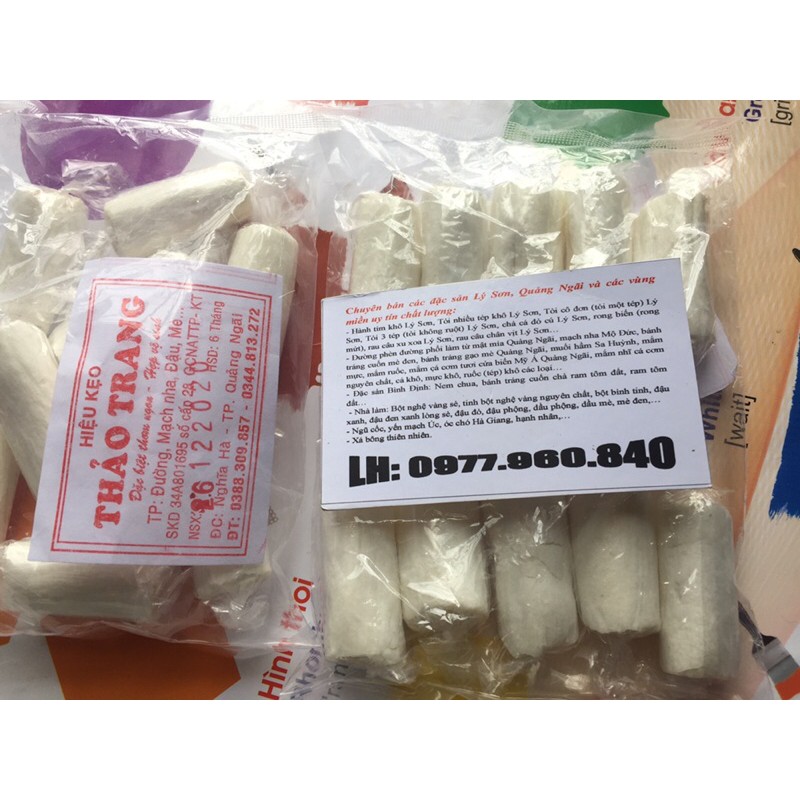 TÚI 10 VIÊN KẸO KÉO MẠCH NHA ĐẬU PHỘNG KẸO DỒI LẠC VỪNG THƠM NGỌT GIÒN QUẢNG NGÃI | BigBuy360 - bigbuy360.vn