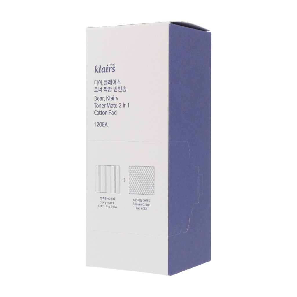 Toner Mate 2 in 1 Cotton Pad 120ea