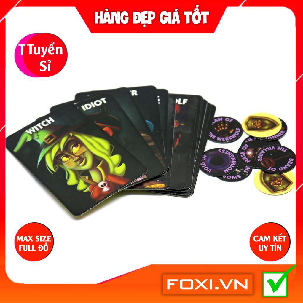 Boardgame Ma Sói One Night Ultimate Day Break-Phiên bản Việt Hóa-Cao Cấp-Trò chơi trí tuệ