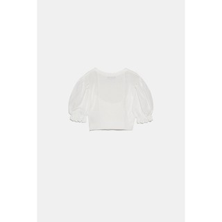 Áo sơ mi Zara cổ vuông
