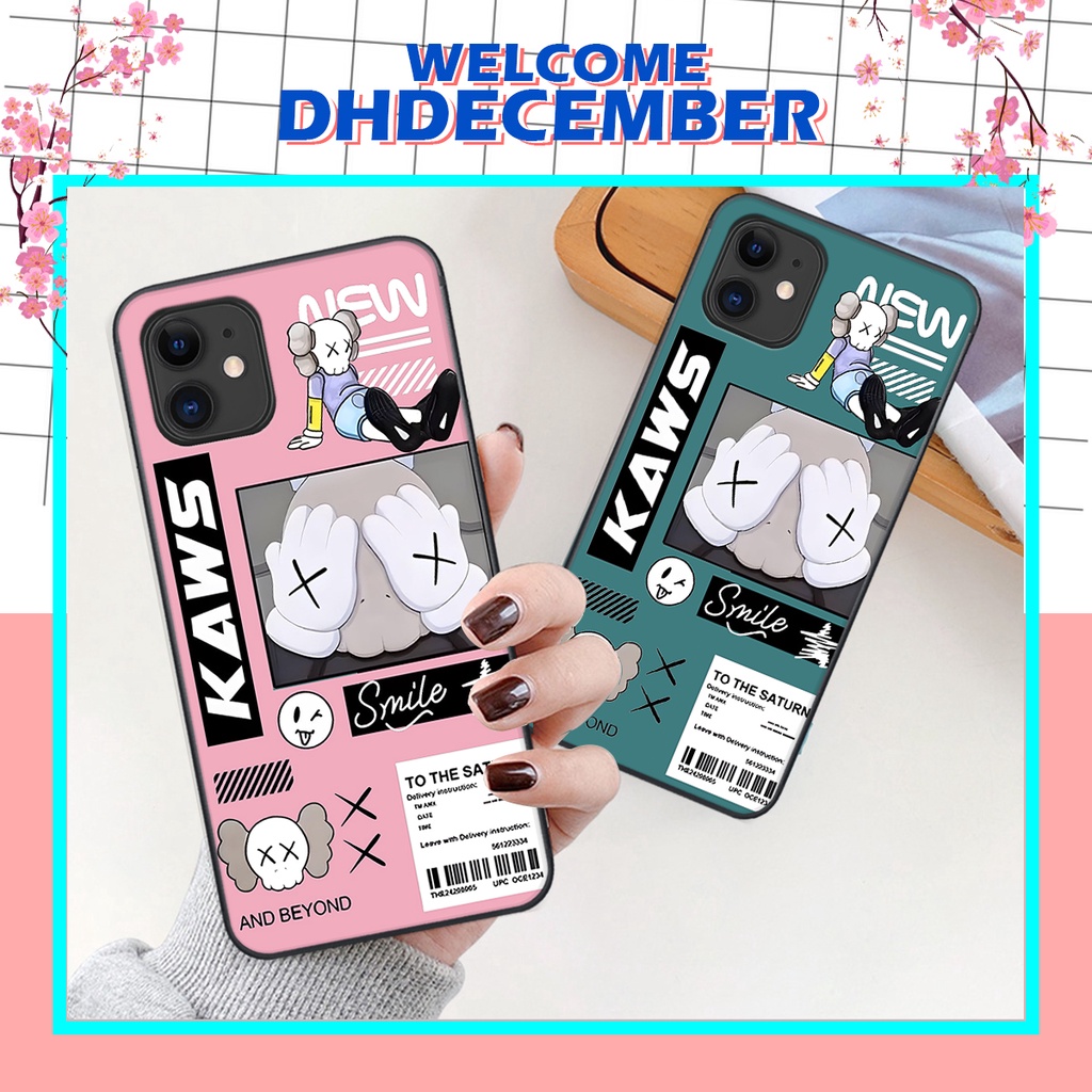 Ốp lưng iphone 11 / 12 / 12 MINI in hình gấu K@ws, gấu nâu, dor@emon RẺ- ĐẸP- BỀN