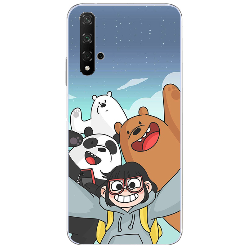 Ốp Điện Thoại Silicon Hình We Bare Bears Cho Itel S11 S15 S31 S32 S33 S36 Pro