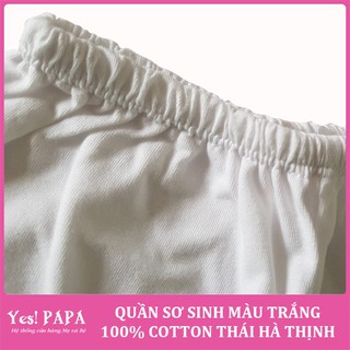 Quần dài sơ sinh màu trắng Thái Hà Thịnh