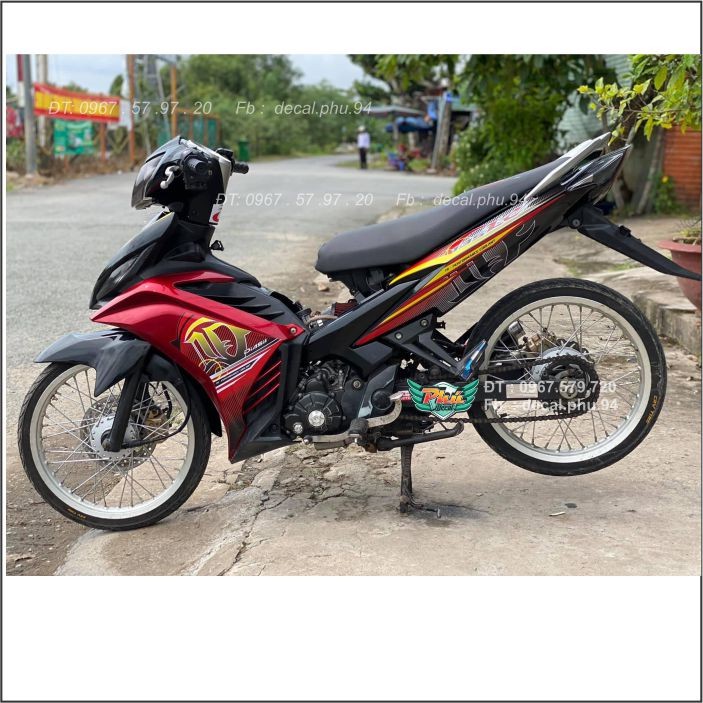 Tem Rời Exciter 135 Lc đỏ đen (V)