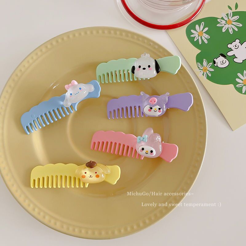 Kẹp Tóc Hình Hoa Ngọc Bích Sanrio Dễ Thương Thời Trang Hàn Quốc Cho Trẻ Em