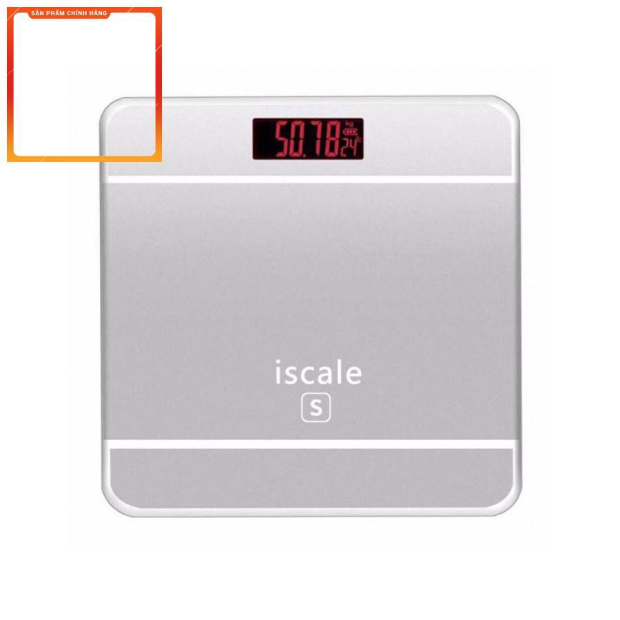 [ HOT ] Cân sức khỏe điện tử Iscale SE Max 180kg vuông - Tặng kèm thước dây giá [ MIỄN PHÍ VẬN CHUYỂN ]