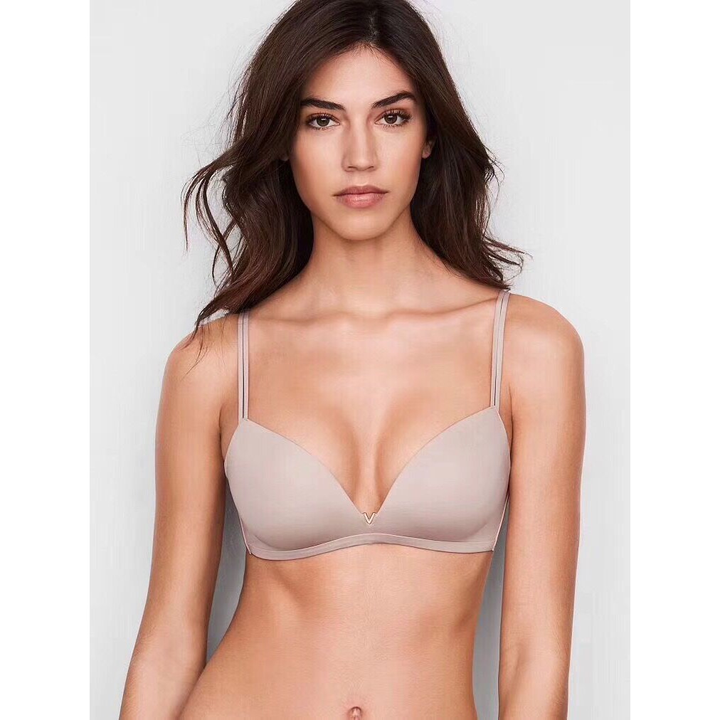 Áo lót VS A020 đúc trơn đệm mỏng không gọng hàng cao cấp